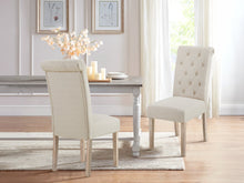 Load image into Gallery viewer, Zoey Upholstered Dining Chair - Set of 2 - Beige