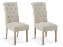 Load image into Gallery viewer, Zoey Upholstered Dining Chair - Set of 2 - Beige