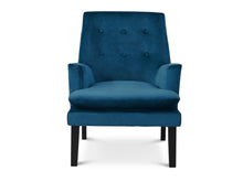 Load image into Gallery viewer, Mila Velvet Armchair - Blue