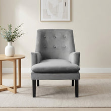 Load image into Gallery viewer, Mila Velvet Arm Chair - Grey