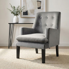 Load image into Gallery viewer, Mila Velvet Arm Chair - Grey