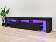 Load image into Gallery viewer, Arvada 2m Entertainment Unit - Black