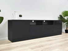 Load image into Gallery viewer, Antler 1.8m Entertainment Unit - Black