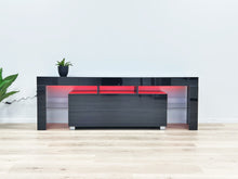 Load image into Gallery viewer, Dothan 1.6m LED Entertainment Unit - Black
