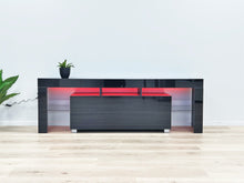 Load image into Gallery viewer, Dothan 1.6m LED Entertainment Unit - Black