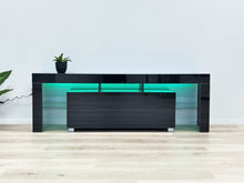 Load image into Gallery viewer, Dothan 1.6m LED Entertainment Unit - Black