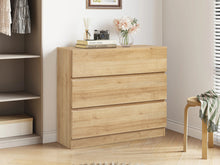 Load image into Gallery viewer, Harris 3 Drawers Tallboy - Oak