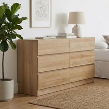 Load image into Gallery viewer, Harris 6 Drawers Low Boy - Oak