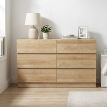 Load image into Gallery viewer, Harris 6 Drawers Low Boy - Oak