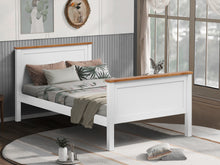 Load image into Gallery viewer, Kamet Single Wooden Bed Frame - White

