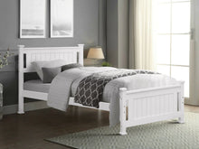 Load image into Gallery viewer, Davraz Single Wooden Bed Frame - White
