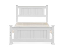 Load image into Gallery viewer, Davraz Single Wooden Bed Frame - White