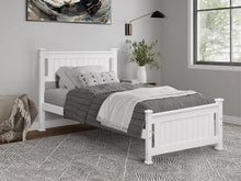 Load image into Gallery viewer, Davraz Single Wooden Bed Frame - White