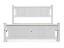 Load image into Gallery viewer, Davraz King Single Wooden Bed Frame - White