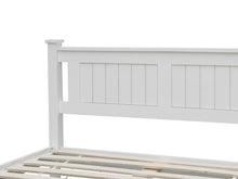 Load image into Gallery viewer, Davraz King Single Wooden Bed Frame - White
