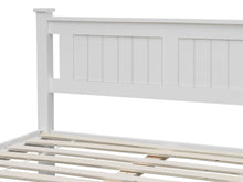 Load image into Gallery viewer, Davraz Double Wooden Bed Frame - White