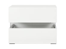 Load image into Gallery viewer, Zion LED Bedside Table - White