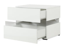 Load image into Gallery viewer, Zion LED Bedside Table - White