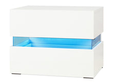 Load image into Gallery viewer, Zion LED Bedside Table - White