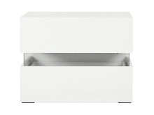 Load image into Gallery viewer, Zion LED Bedside Table - White At Betalife
