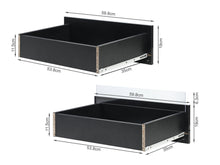 Load image into Gallery viewer, Zion LED Bedside Table - Black