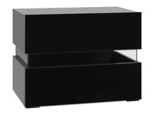 Load image into Gallery viewer, Zion LED Bedside Table - Black