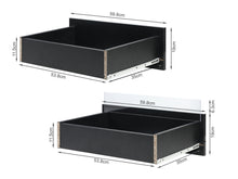 Load image into Gallery viewer, Zion LED Bedside Table - Black