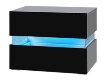 Load image into Gallery viewer, Zion LED Bedside Table - Black