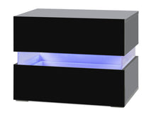 Load image into Gallery viewer, Zion LED Bedside Table - Black