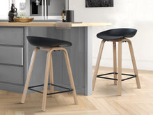 Load image into Gallery viewer, Kai Bar Stool Metal Barstool 65cm - Black