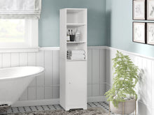 Load image into Gallery viewer, Toba Bathroom Tower Cabinet Storage - White