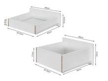 Load image into Gallery viewer, Karter Computer Desk with Drawers - White