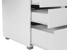 Load image into Gallery viewer, Karter Computer Desk with Drawers - White
