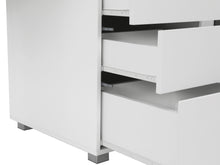 Load image into Gallery viewer, Karter Computer Desk with Drawers - White