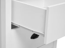 Load image into Gallery viewer, Congo Bedside Table with 2 Drawers - White
