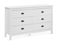Load image into Gallery viewer, Congo 6 Drawers Low Boy - White
