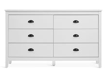 Load image into Gallery viewer, Congo 6 Drawers Low Boy - White