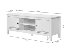 Load image into Gallery viewer, Congo 1.4m Entertainment Unit - White