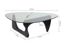Load image into Gallery viewer, Galan Large Noguchi Coffee Table Replica - Black