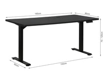 Load image into Gallery viewer, Bennie 160cm Dual Motor Electric Standing Desk - Black