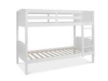 Load image into Gallery viewer, Annan Single Wooden Bunk Bed Frame - White