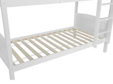 Load image into Gallery viewer, Annan Single Wooden Bunk Bed Frame - White