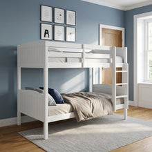Load image into Gallery viewer, Annan Single Wooden Bunk Bed Frame - White