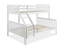 Load image into Gallery viewer, Dome Wooden Triple Bunk Bed - White