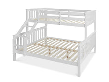 Load image into Gallery viewer, Dome Wooden Triple Bunk Bed - White