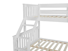 Load image into Gallery viewer, Dome Wooden Triple Bunk Bed - White