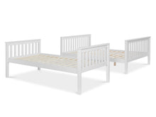 Load image into Gallery viewer, Dome Wooden Triple Bunk Bed - White