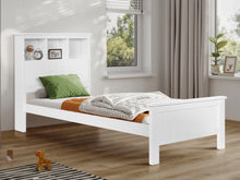 Load image into Gallery viewer, Jamie Single Wooden Bed Frame - White
