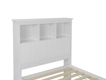 Load image into Gallery viewer, Jamie Single Wooden Bed Frame - White