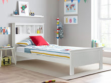 Load image into Gallery viewer, Jamie Single Wooden Bed Frame - White